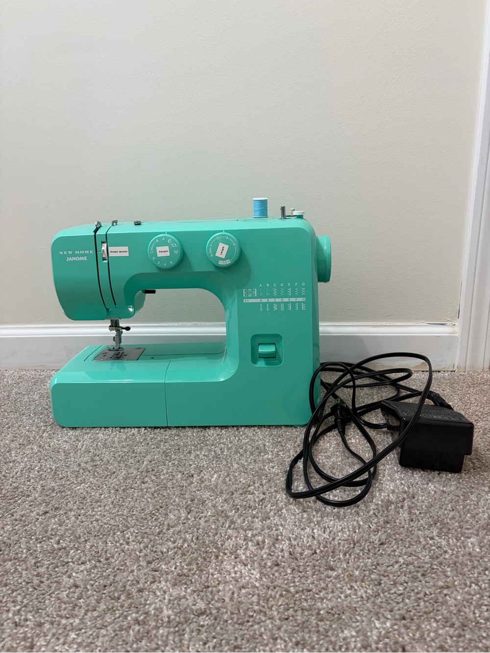 Janome New Home Teal Compact Sewing Machine - Teal